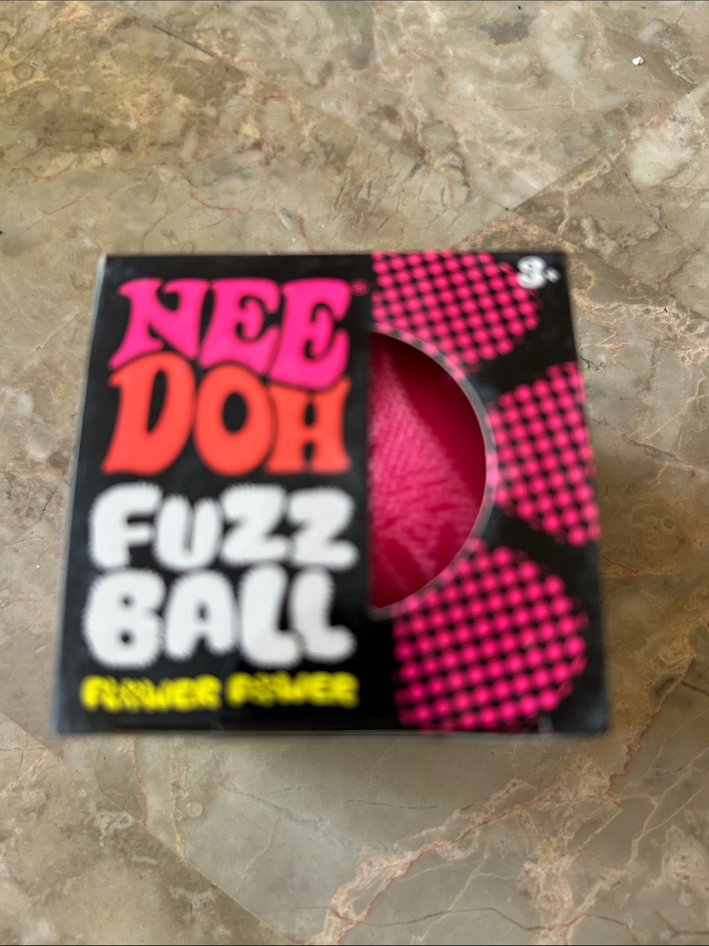 Fuzz Ball Kids Stress Toy - Pink. New. From Walmart.